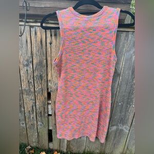 H&M Multicolor Striped Knit Mini Dress